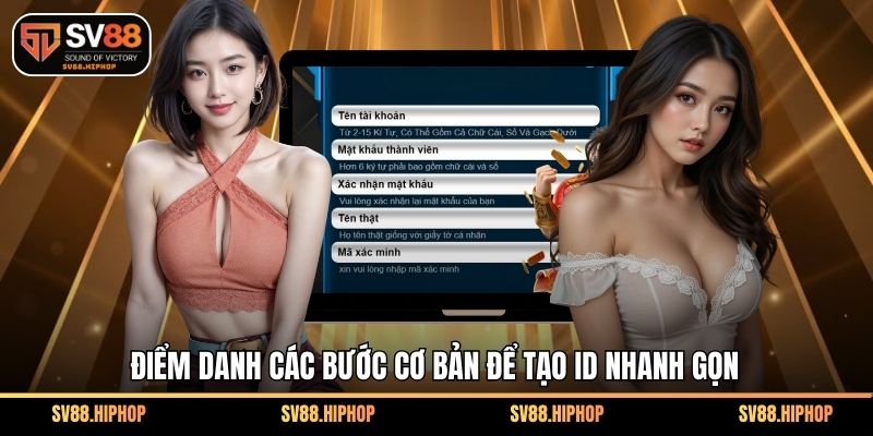 Điểm danh các bước cơ bản để tạo ID nhanh gọn